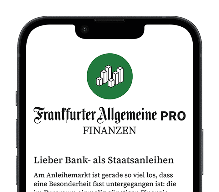 Newsletter F.A.Z PRO Finanzen